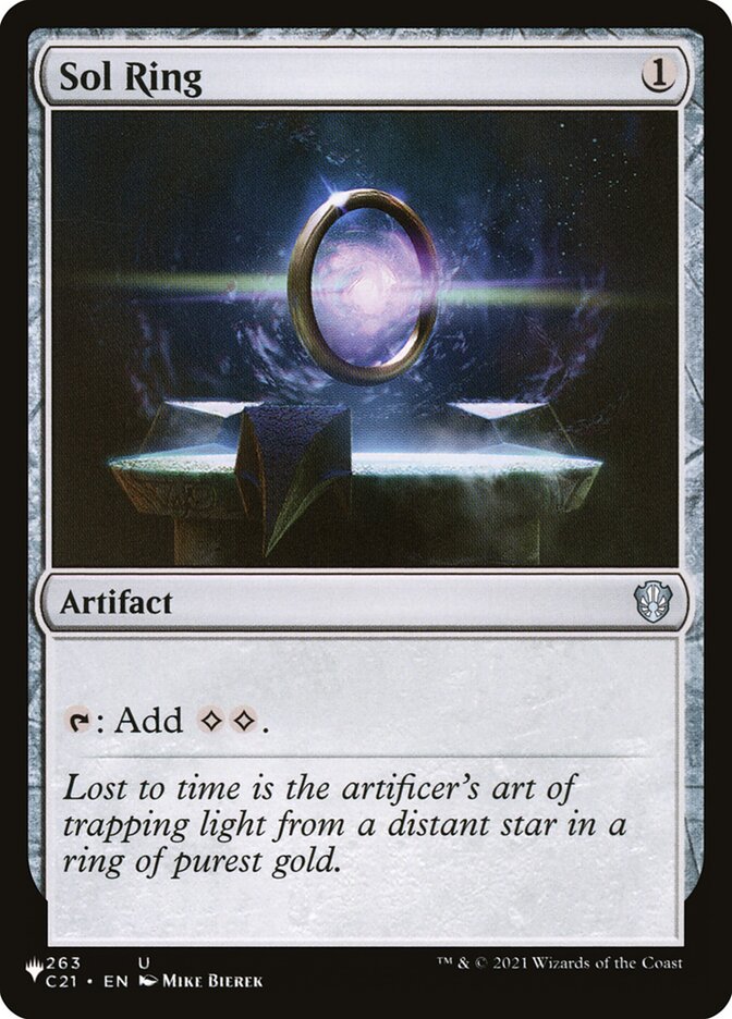 Sol Ring [Secret Lair: Heads I Win, Tails You Lose] | Devastation Store