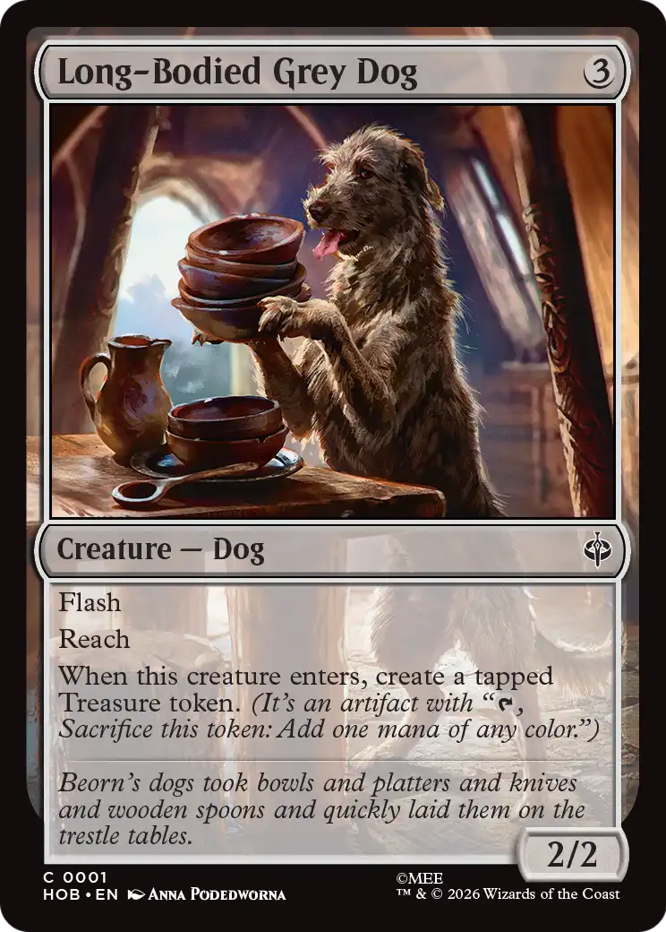 Long-Bodied Grey Dog [The Hobbit] | Devastation Store