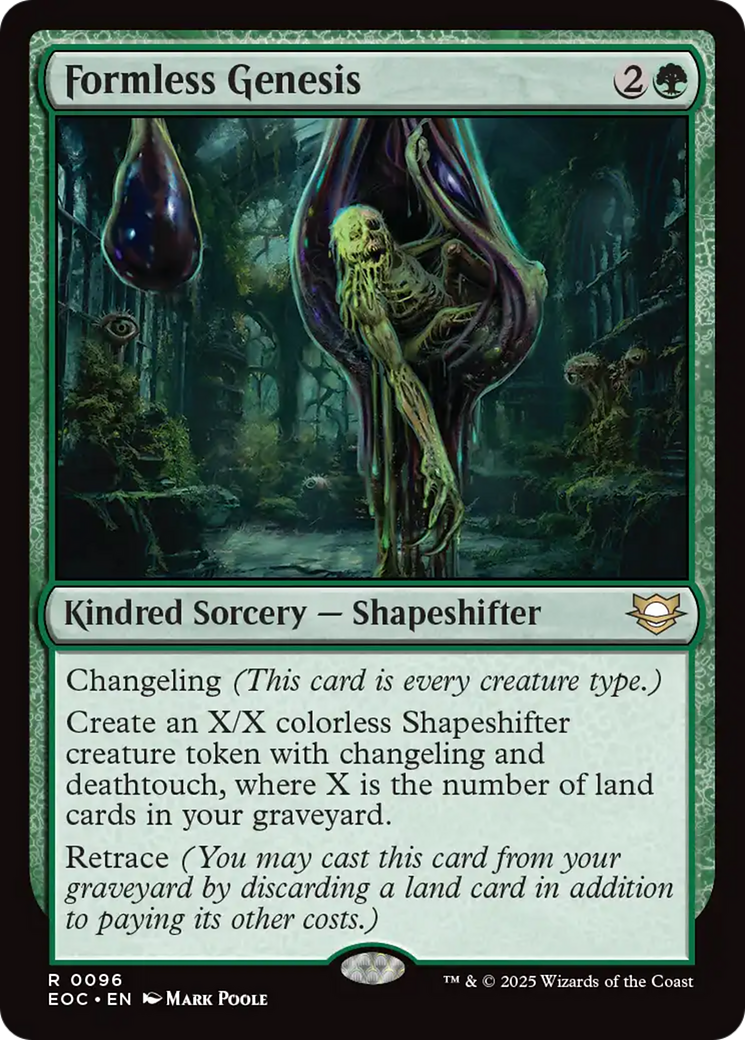 Formless Genesis [Edge of Eternities Commander] | Devastation Store