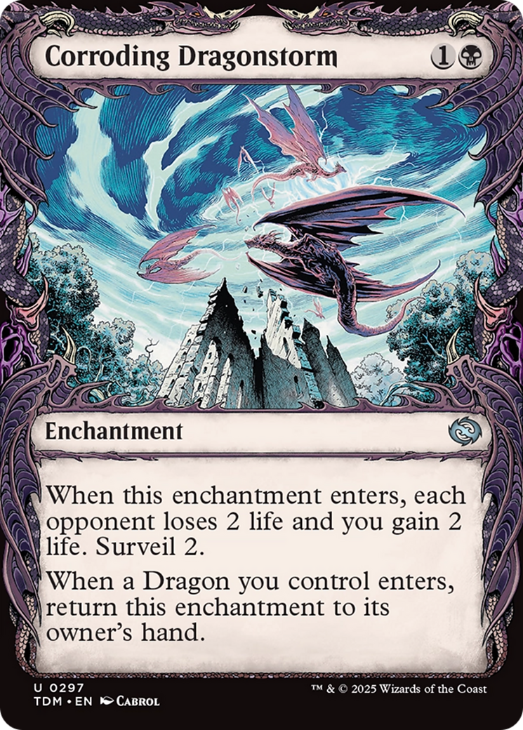 Corroding Dragonstorm (Showcase) [Tarkir: Dragonstorm] | Devastation Store