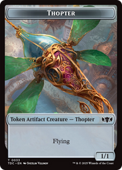 Thopter // Bird Double-Sided Token [Tarkir: Dragonstorm Commander Tokens] | Devastation Store