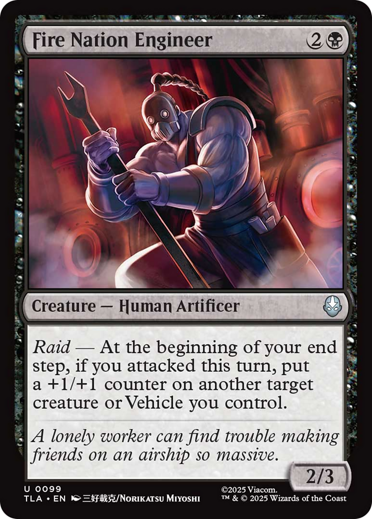 Fire Nation Engineer [Avatar: The Last Airbender] | Devastation Store