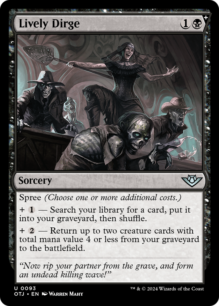 Lively Dirge [Outlaws of Thunder Junction] | Devastation Store