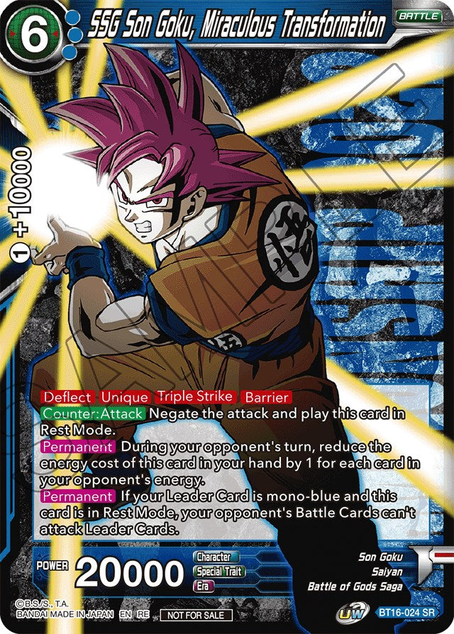 SSG Son Goku, Miraculous Transformation (Championship 2022) (BT15-024) [Promotion Cards] | Devastation Store