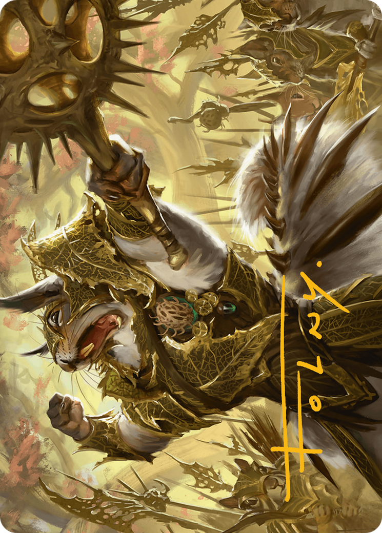 Honored Dreyleader Art Card (Gold-Stamped Signature) [Bloomburrow Art Series] | Devastation Store