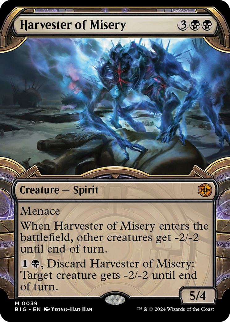 Harvester of Misery (Showcase) [Outlaws of Thunder Junction: The Big Score] | Devastation Store