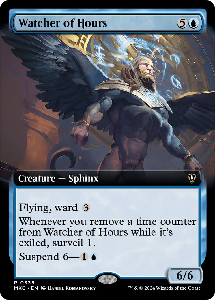 Watcher of Hours (Extended Art) [Murders at Karlov Manor Commander] | Devastation Store