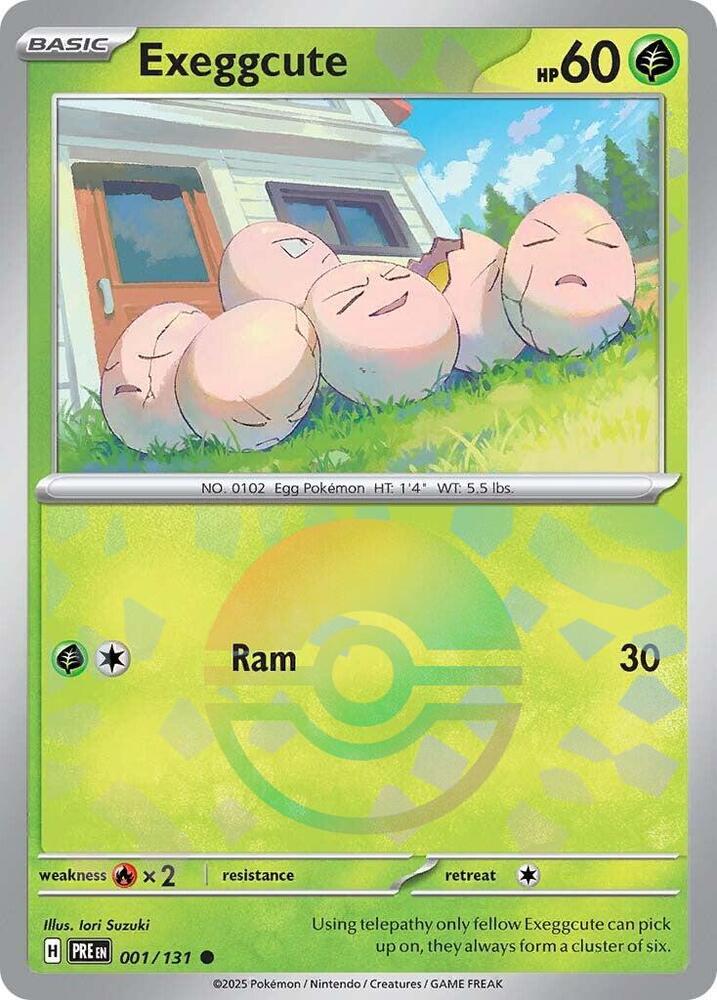 Exeggcute (001/131) (Poke Ball Pattern) [Scarlet & Violet: Prismatic Evolutions] | Devastation Store