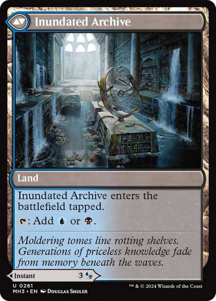 Waterlogged Teachings //Inundated Archive [Modern Horizons 3] | Devastation Store