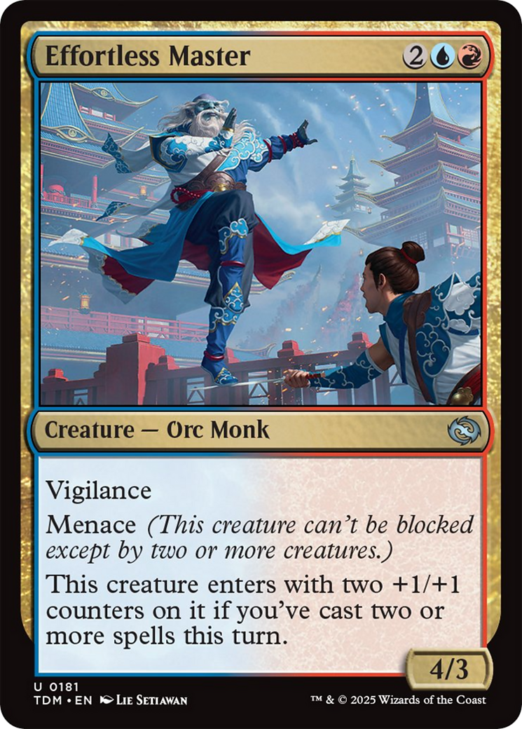 Effortless Master [Tarkir: Dragonstorm] | Devastation Store