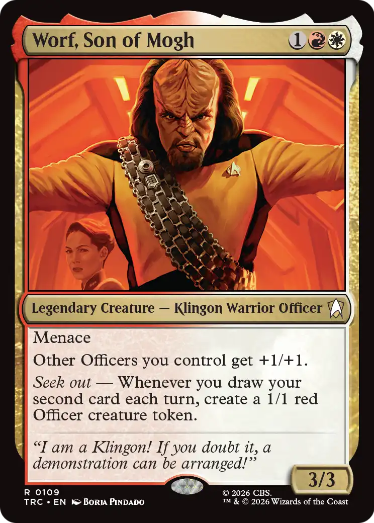 Worf, Son of Mogh (Surge Foil) [Star Trek Commander] | Devastation Store