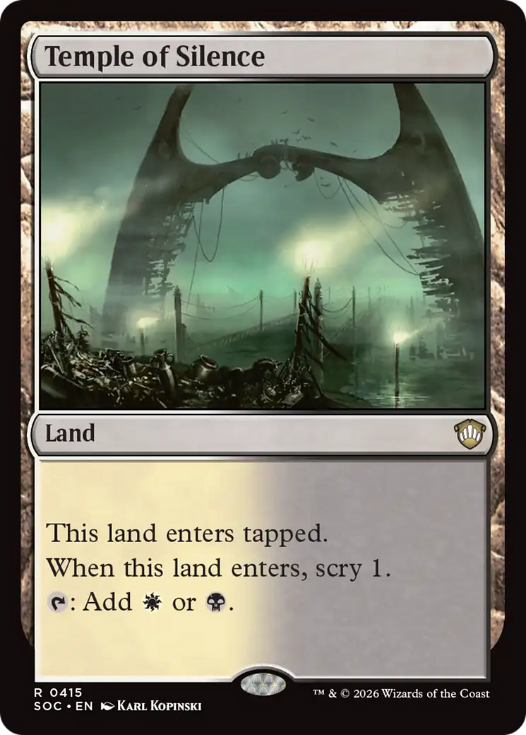 Temple of Silence [Secrets of Strixhaven Commander] | Devastation Store