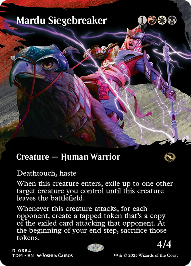 Mardu Siegebreaker (Borderless) [Tarkir: Dragonstorm] | Devastation Store