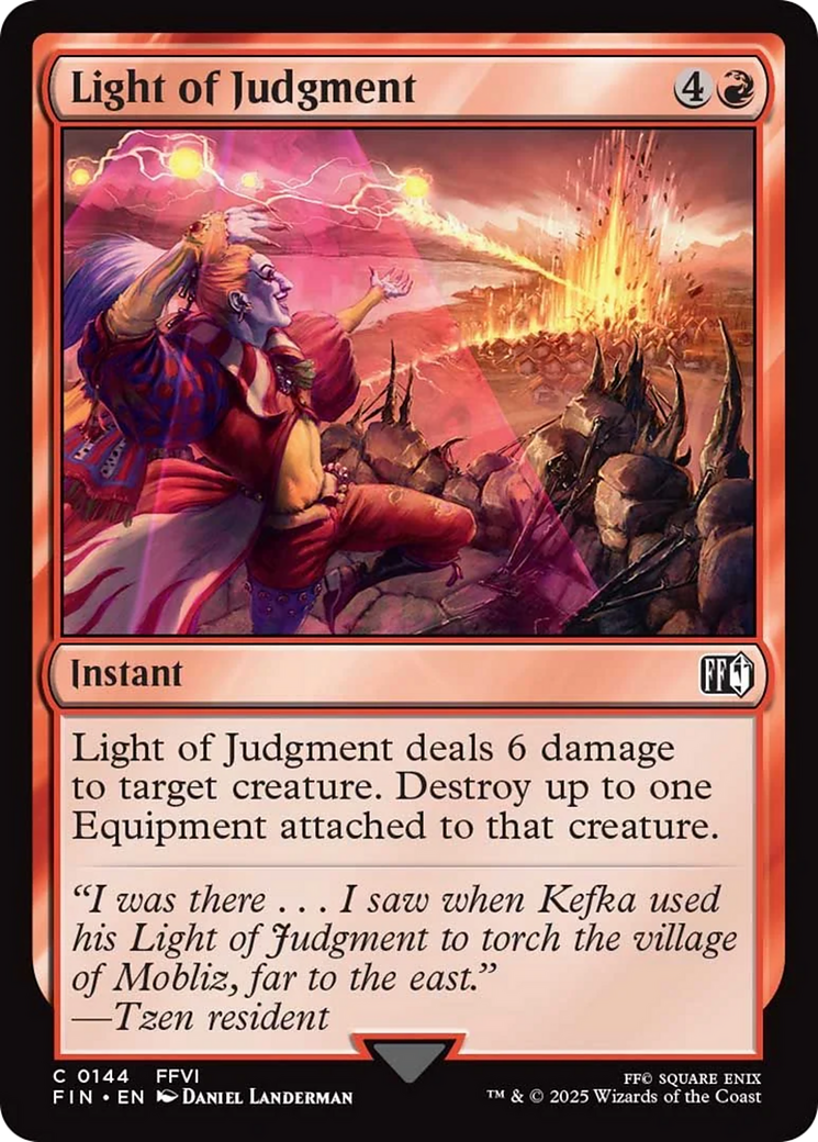 Light of Judgment [FINAL FANTASY] | Devastation Store