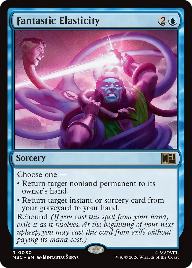Fantastic Elasticity (Surge Foil) [Marvel Super Heroes Commander] | Devastation Store