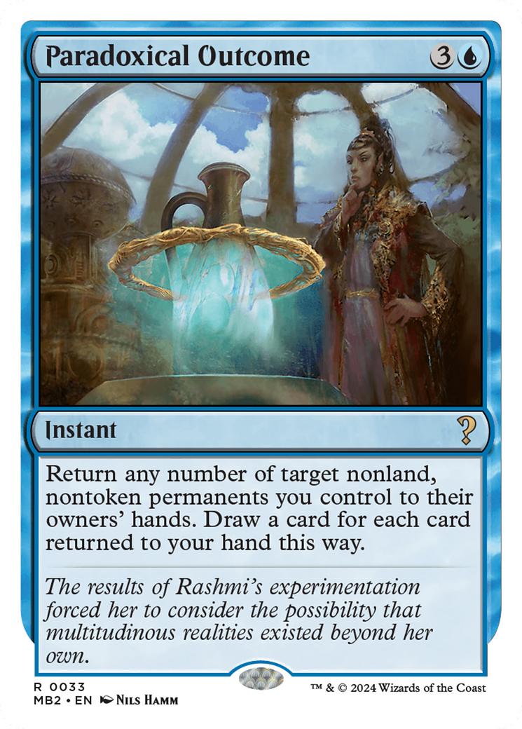 Paradoxical Outcome (White Border) [Mystery Booster 2] | Devastation Store