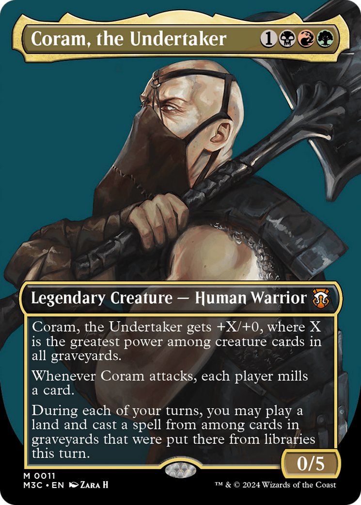 Coram, the Undertaker (Borderless) [Modern Horizons 3 Commander] | Devastation Store