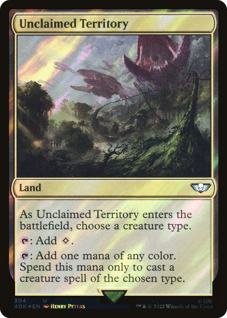 Unclaimed Territory (Surge Foil) [Marvel Super Heroes Commander] | Devastation Store