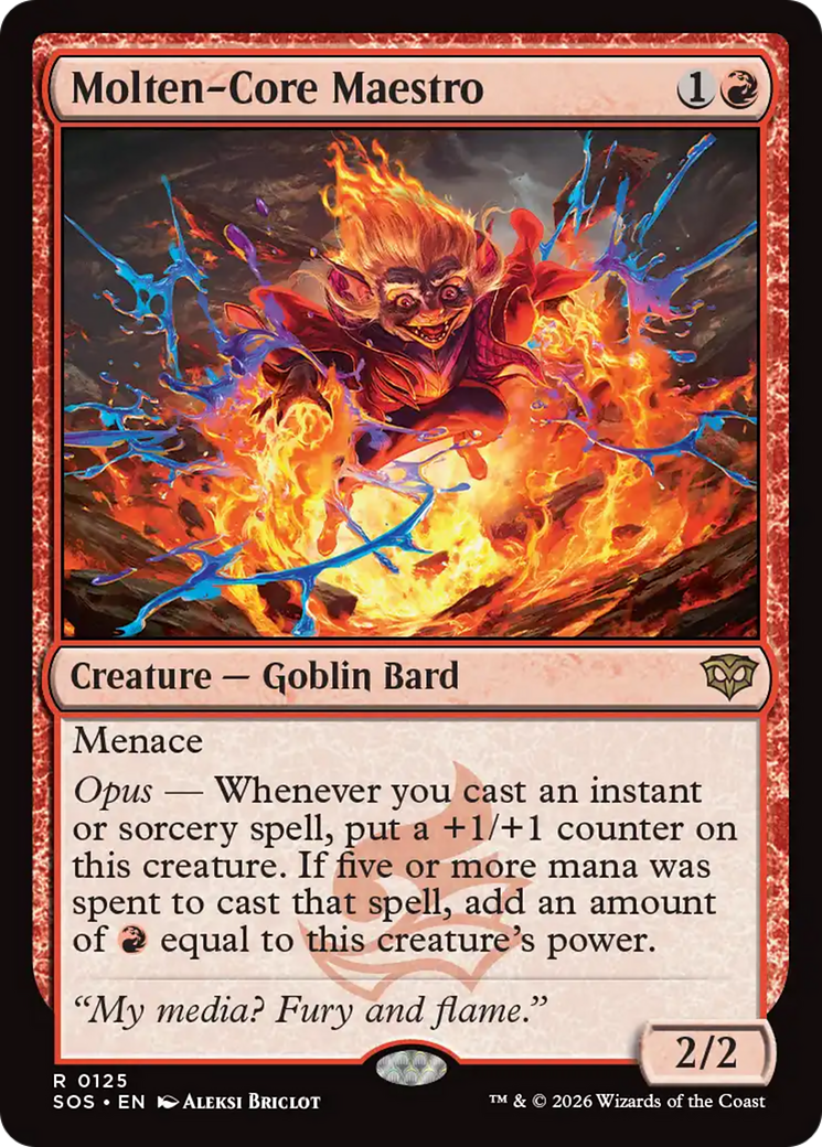 Molten-Core Maestro [Secrets of Strixhaven] | Devastation Store