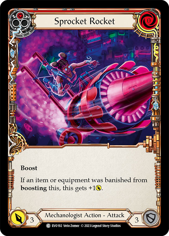 Sprocket Rocket (Red) [EVO192] (Bright Lights) | Devastation Store