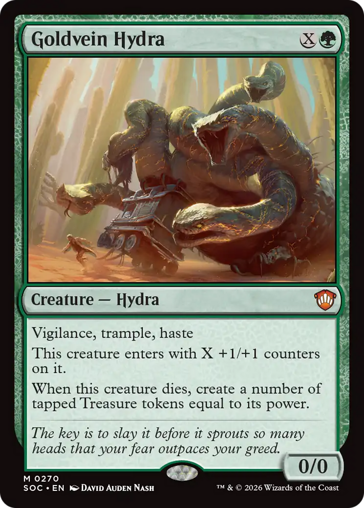 Goldvein Hydra [Secrets of Strixhaven Commander] | Devastation Store