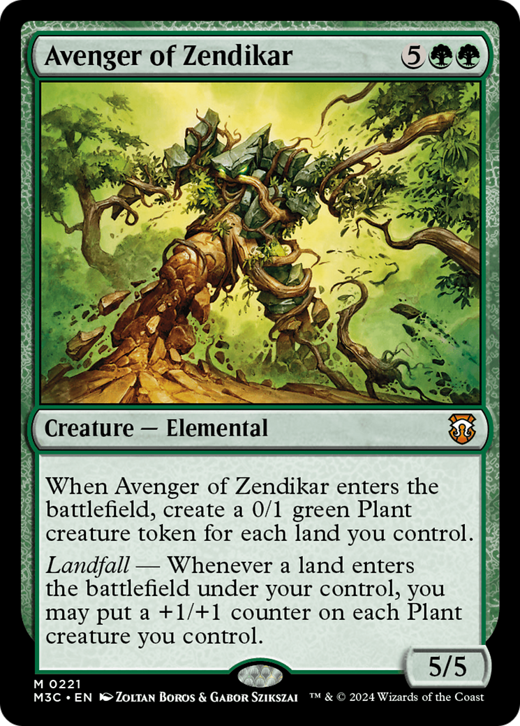Avenger of Zendikar (Ripple Foil) [Modern Horizons 3 Commander] | Devastation Store