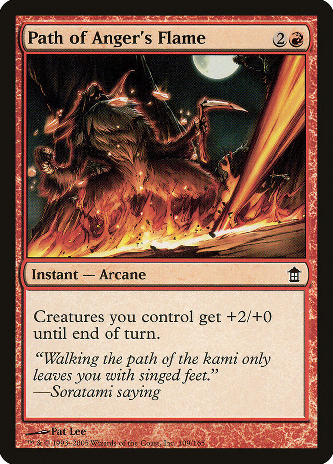 Path of Anger's Flame [Saviors of Kamigawa] | Devastation Store