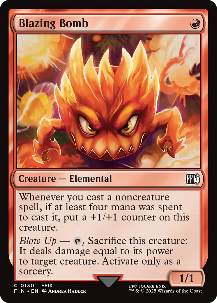 Blazing Bomb [FINAL FANTASY] | Devastation Store