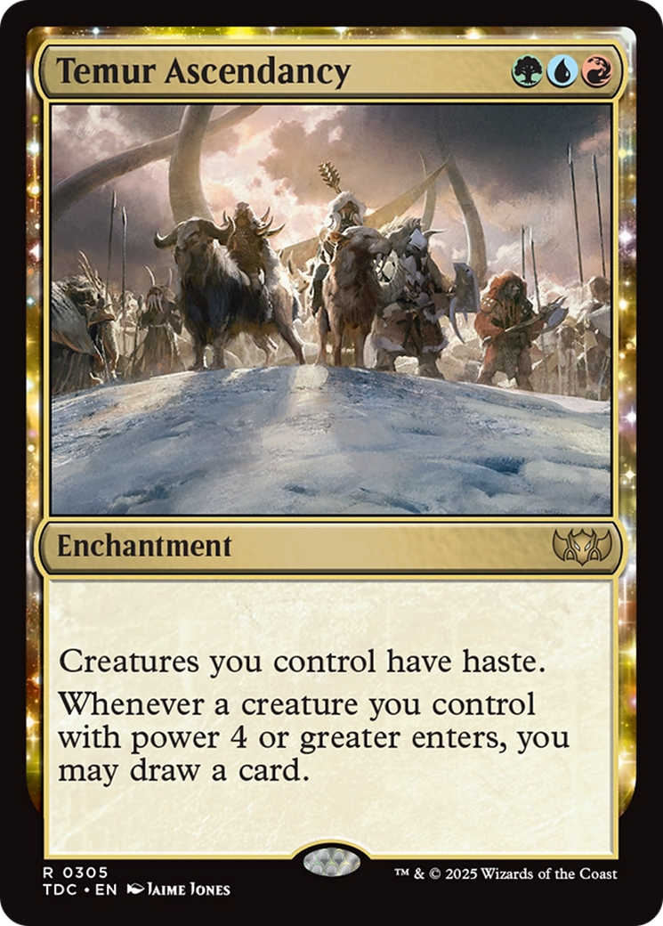 Temur Ascendancy [Tarkir: Dragonstorm Commander] | Devastation Store