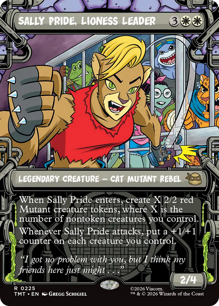 Sally Pride, Lioness Leader (Showcase) [Teenage Mutant Ninja Turtles] | Devastation Store