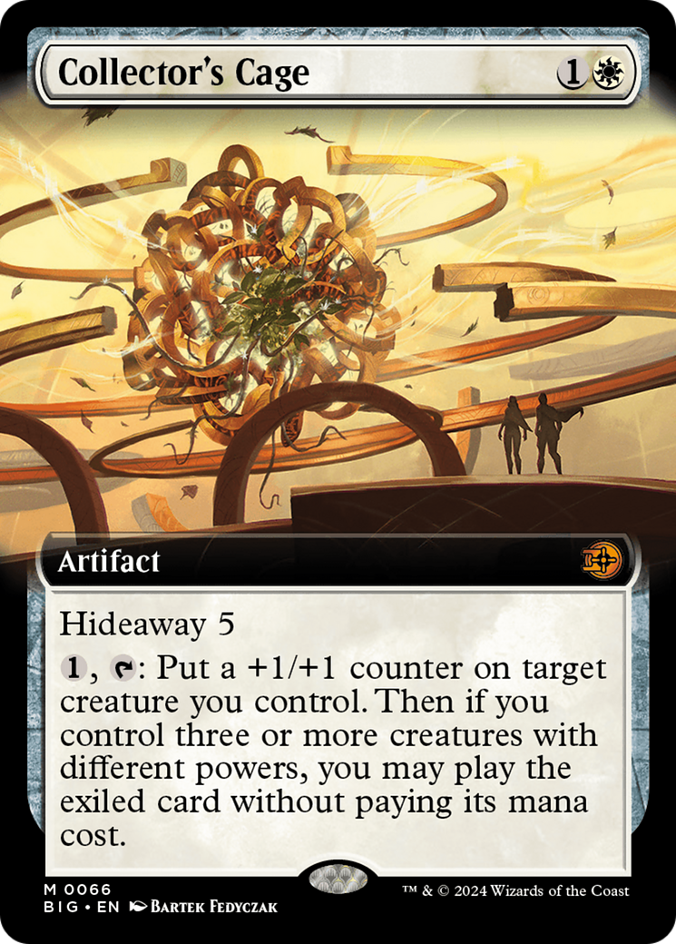 Collector's Cage (Extended Art) [Outlaws of Thunder Junction: The Big Score] | Devastation Store