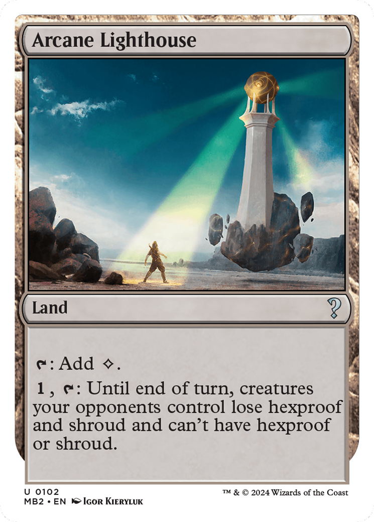 Arcane Lighthouse (White Border) [Mystery Booster 2] | Devastation Store