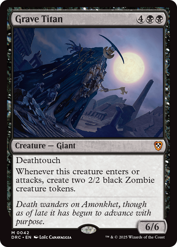 Grave Titan [Aetherdrift Commander] | Devastation Store