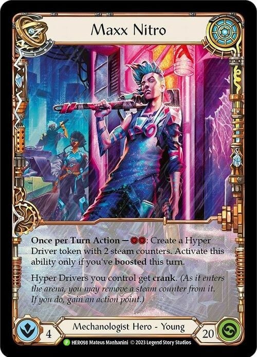 Maxx Nitro [HER098] (Bright Lights)  Rainbow Foil | Devastation Store