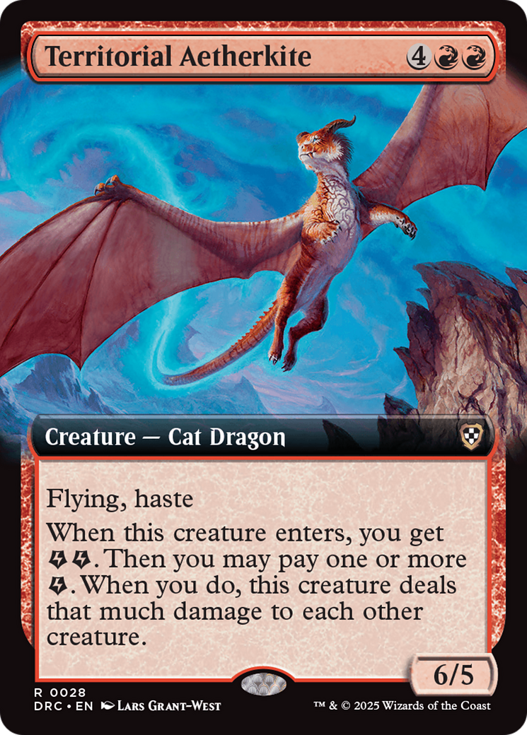 Territorial Aetherkite (Extended Art) [Aetherdrift Commander] | Devastation Store