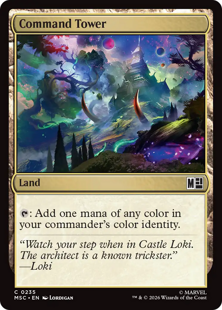 Command Tower (0235) (Surge Foil) [Marvel Super Heroes Commander] | Devastation Store