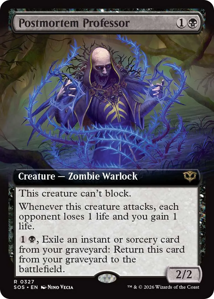 Postmortem Professor (Extended Art) [Secrets of Strixhaven] | Devastation Store