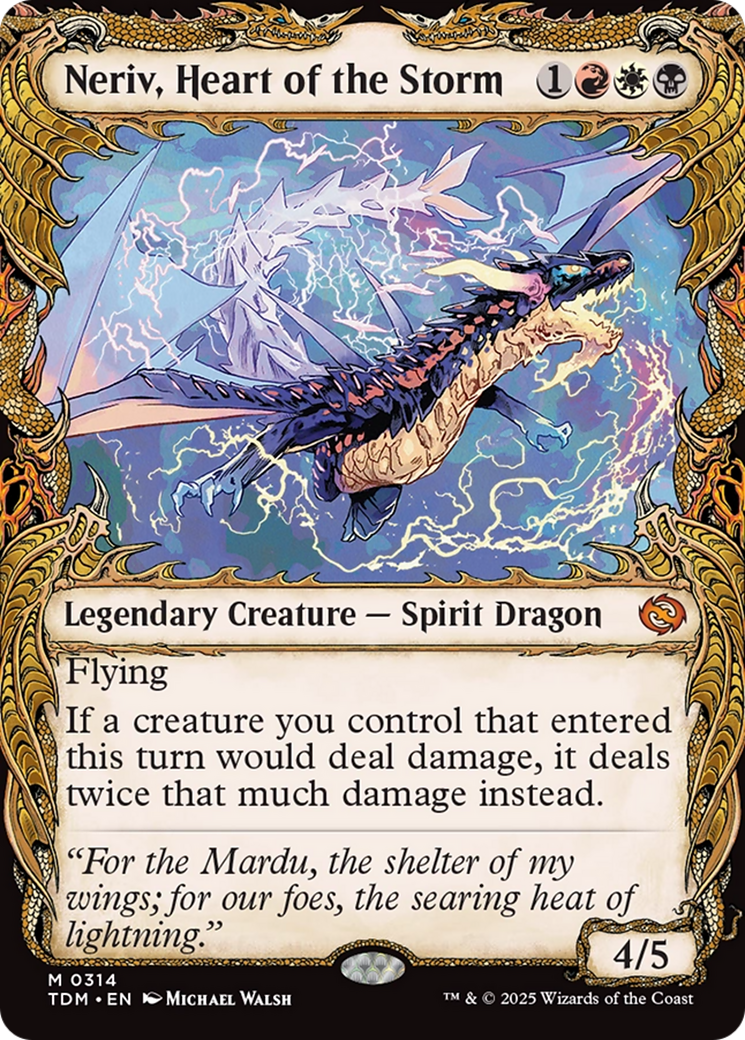 Neriv, Heart of the Storm (Showcase) [Tarkir: Dragonstorm] | Devastation Store