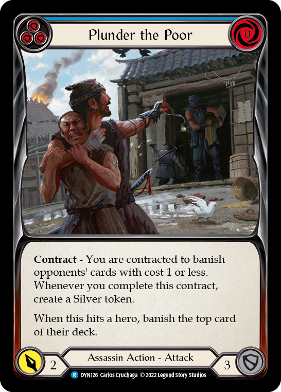 Plunder the Poor (Blue) [DYN126] (Dynasty) | Devastation Store