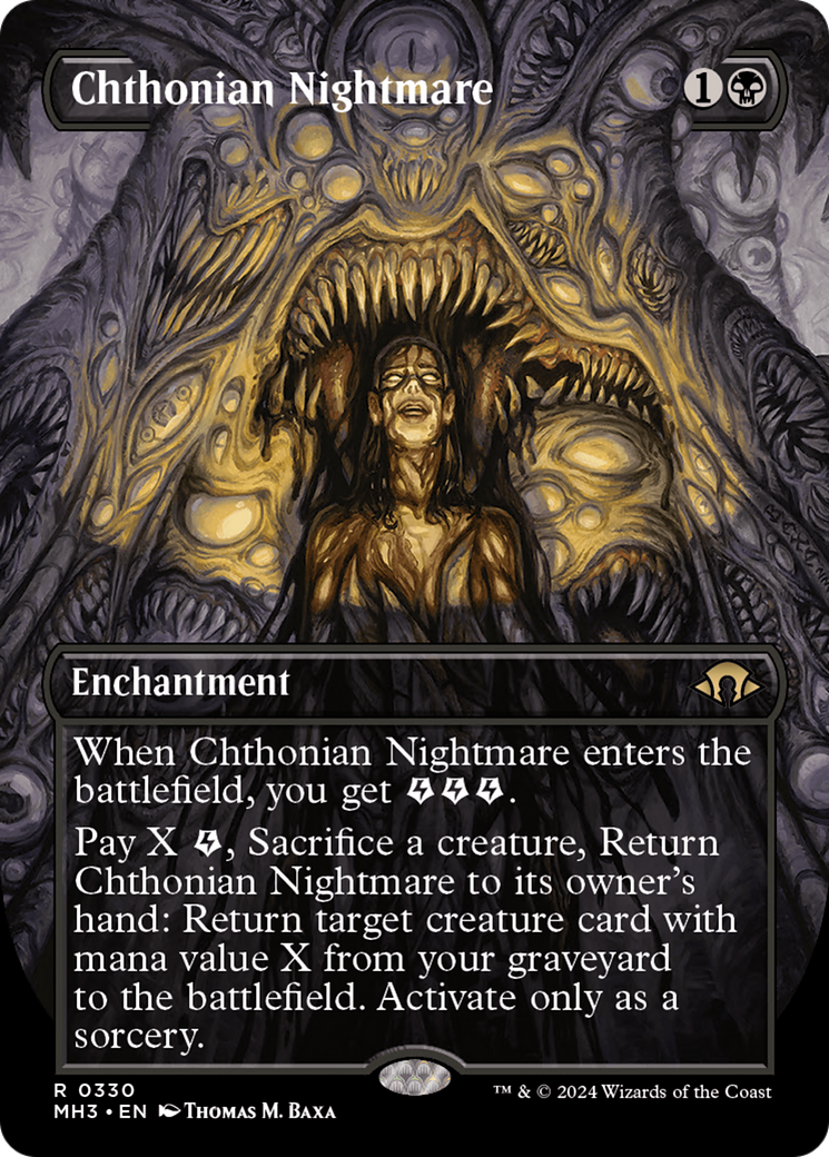 Chthonian Nightmare (Borderless) [Modern Horizons 3] | Devastation Store