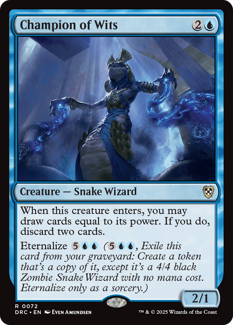 Champion of Wits [Aetherdrift Commander] | Devastation Store