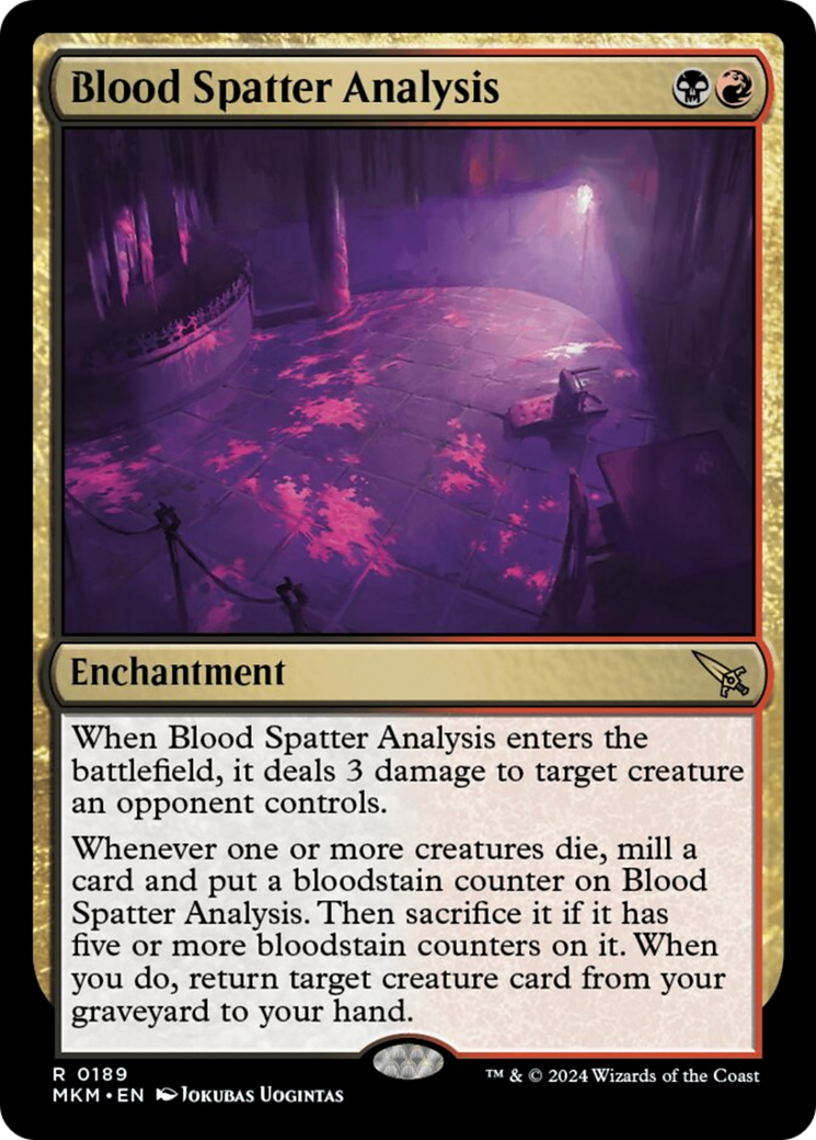 Blood Spatter Analysis [Murders at Karlov Manor] | Devastation Store