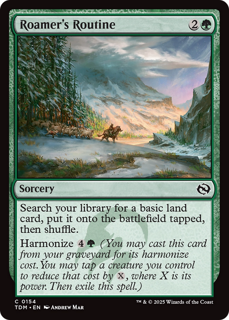 Roamer's Routine [Tarkir: Dragonstorm] | Devastation Store