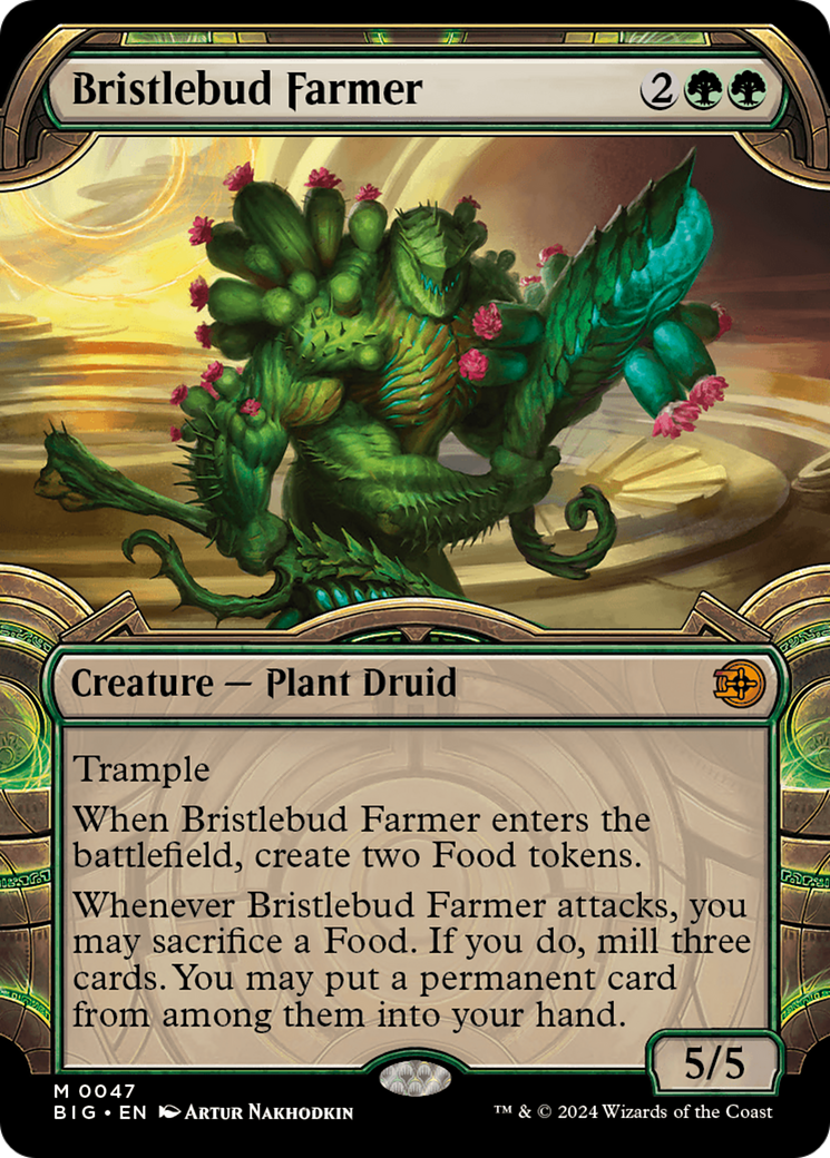 Bristlebud Farmer (Showcase) [Outlaws of Thunder Junction: The Big Score] | Devastation Store