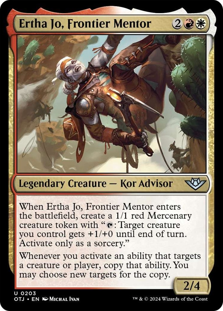 Ertha Jo, Frontier Mentor [Outlaws of Thunder Junction] | Devastation Store