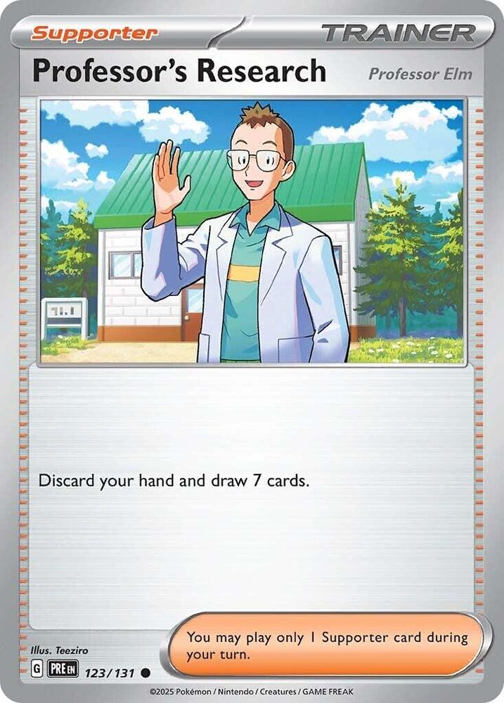 Professor's Research (123/131) [Professor Elm] [Scarlet & Violet: Prismatic Evolutions] | Devastation Store