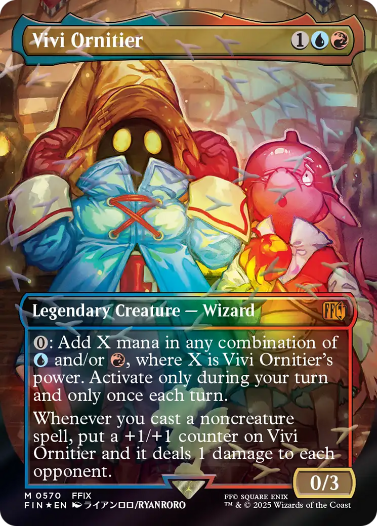 Vivi Ornitier (Borderless) (Chocobo Track Foil) [FINAL FANTASY] | Devastation Store