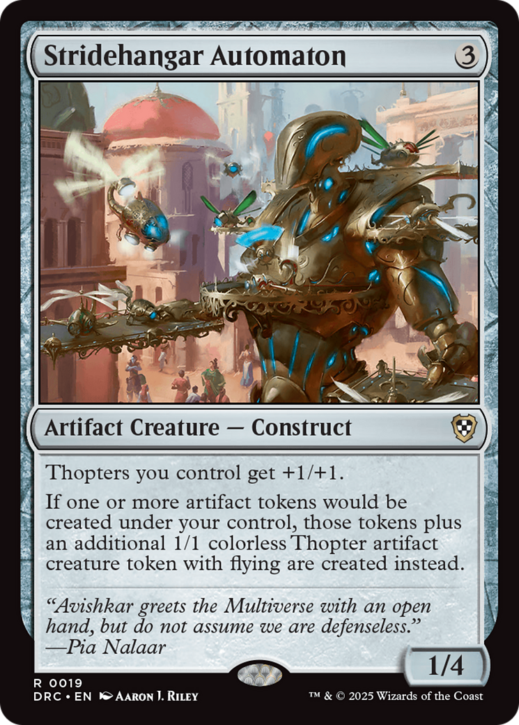 Stridehangar Automaton [Aetherdrift Commander] | Devastation Store
