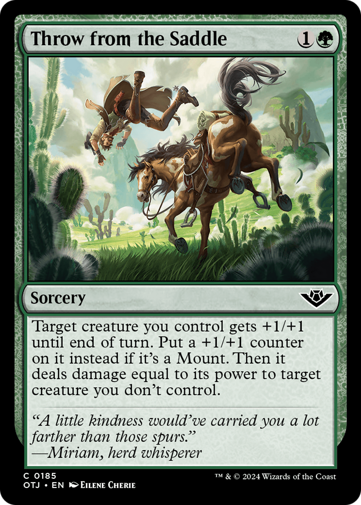Throw from the Saddle [Outlaws of Thunder Junction] | Devastation Store