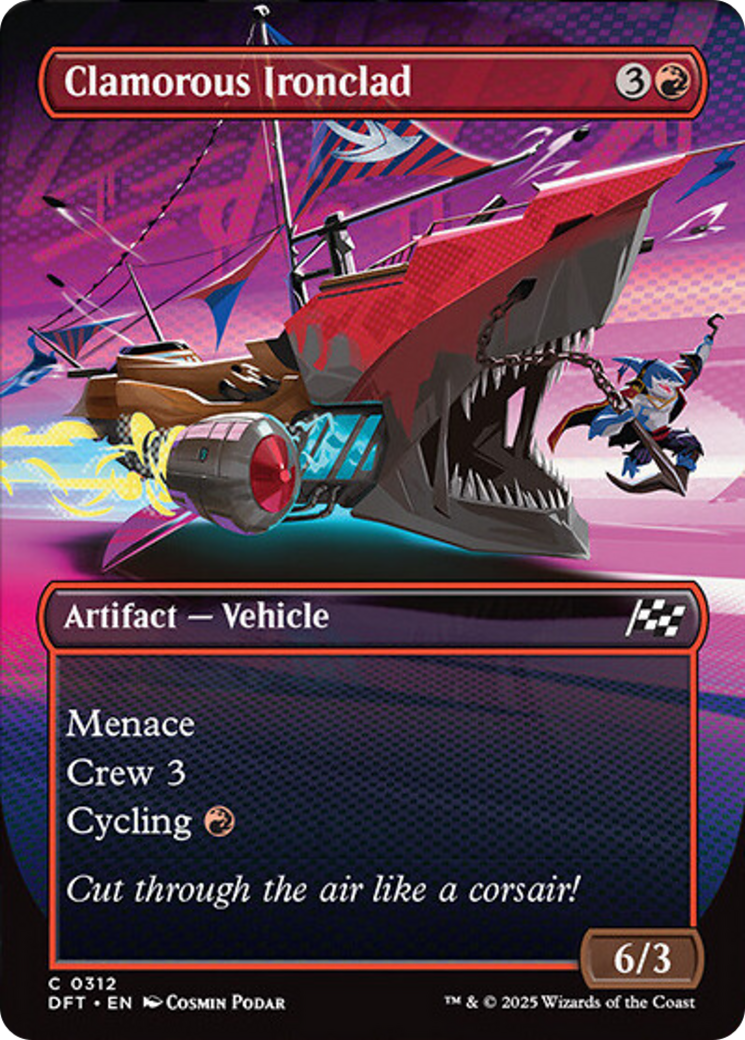 Clamorous Ironclad (Borderless) [Aetherdrift] | Devastation Store